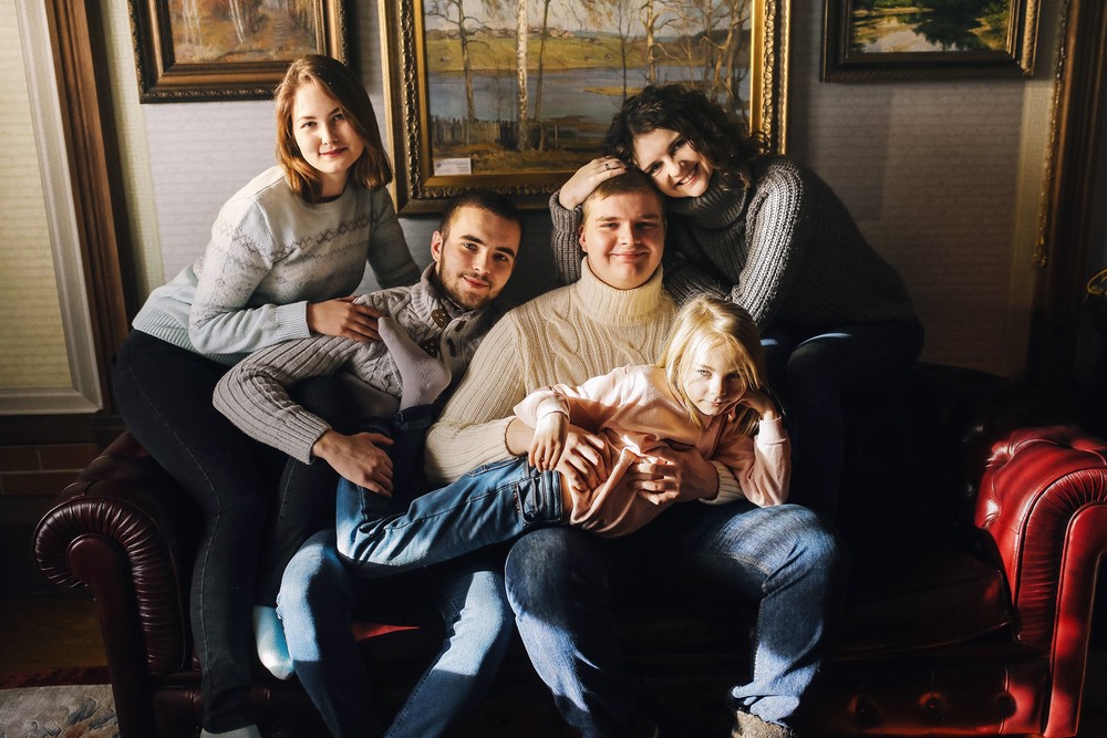 Family - Надежде Федоровне 70. Подарок от внуков.